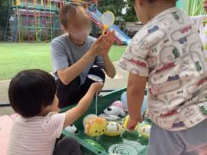 大盛況のこどもまつり　あかね保育園